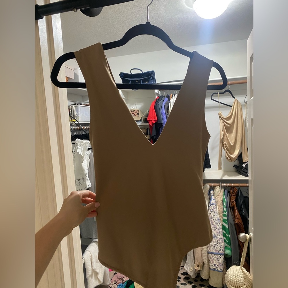 Free People Bodysuit | V Neck Tank